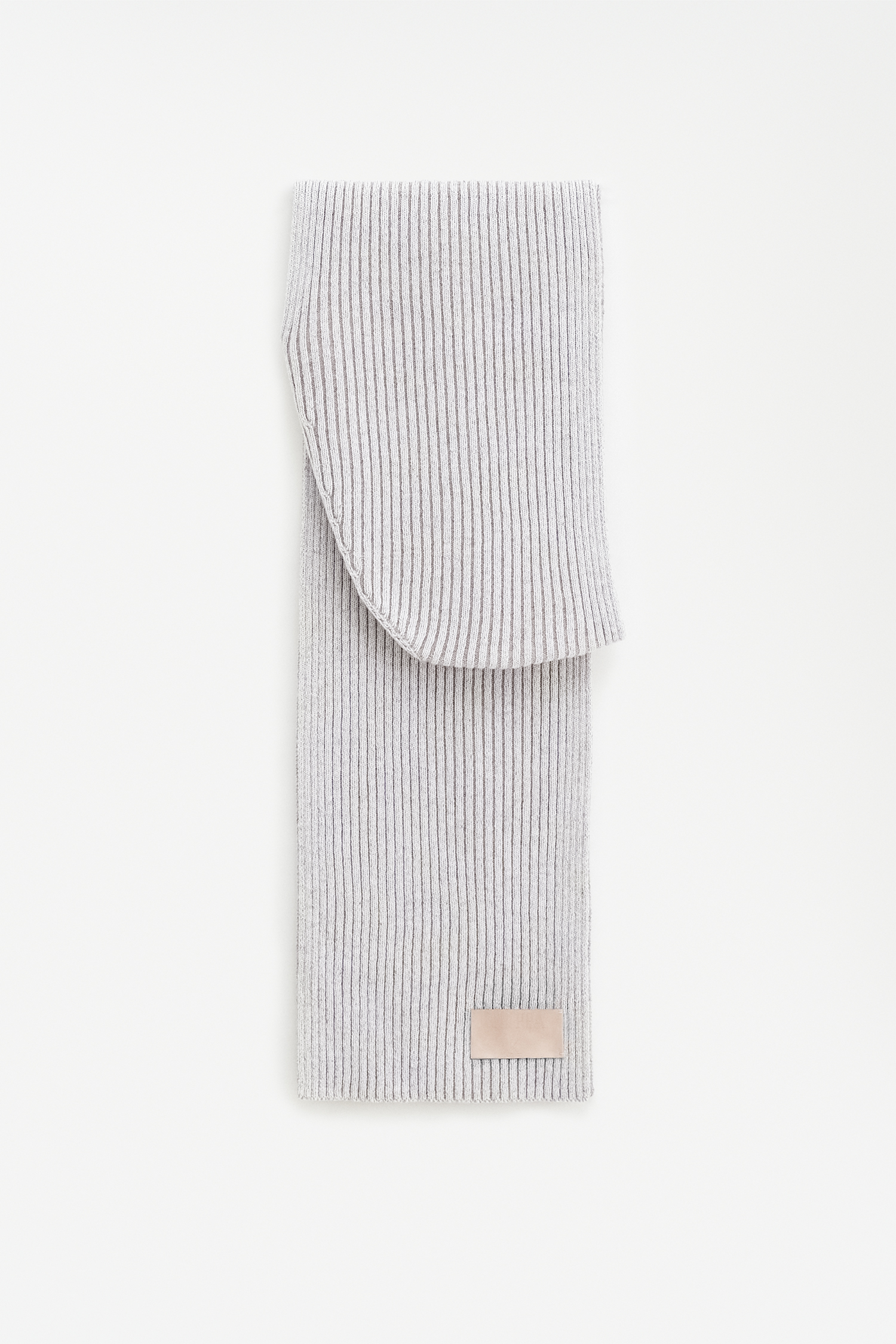 Filippa K Rib Beanie Scarf In White